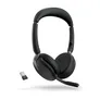 Jabra Evolve2 65 Flex MS Stereo USB Headset schwarz USB-A
