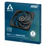 ARCTIC Gehäuselüfter P14 Slim PWM PST 140 mm schwarz  4-pin