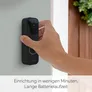 Blink Video Doorbell - Zwei-Wege-Audio, HD-Video, Bewegungssensor, schwarz