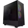 NZXT H5 Flow RGB Midi Tower ATX Gehäuse schwarz  mit Sichtfenster