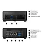 MSI Cubi 5 12M Barebone i7-1255U 0GB SSD Intel Iris Xe DOS 12M-020BDE