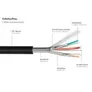 PYTHON AOC Hybrid Ultra-High-Speed HDMI® 2.1 Kabel 8K @60Hz schwarz 10m