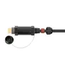 PYTHON AOC Hybrid High-Speed HDMI® 2.0b stahlarmiert 4K @60Hz schwarz 10m