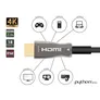 PYTHON AOC Hybrid High-Speed HDMI® 2.0b stahlarmiert 4K @60Hz schwarz 10m