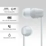 Sony WI-C100 Kabellose In-Ear-Kopfhörer weiß