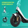 NIU KQi2 Pro E-Scooter mit Straßenzulassung weiß
