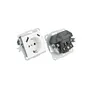 Kabelmeister Einbausteckdose 2-fach m. Schnelllader (20W, PD3.0), USB, weiss