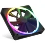 NZXT F140 RGB Gehäuselüfter 140mm Schwarz 2er Pack