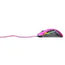 Cherry XTRFY M4 RGB kabelgebundene Gaming Maus USB Pink