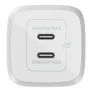Belkin 45W Dual USB-C Ladegerät, Power Deliver, PPS, weiß, universal