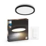 Philips Hue White Ambiance Aurelle Deckenleuchte sw + Dimmschalter • rund