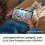 Amazon Fire Max 11 Tablet mit klarem 11-Zoll-Display, Octa-Core-Prozessor, 4 GB RAM, 14 Stunden Akkulaufzeit, 128 GB, grau, mit Werbung