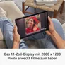 Amazon Fire Max 11 Tablet mit klarem 11-Zoll-Display, Octa-Core-Prozessor, 4 GB RAM, 14 Stunden Akkulaufzeit, 64 GB, grau, mit Werbung