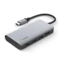 Belkin USB-C 4-in-1 Multiport Adapter, grau
