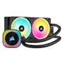 Corsair ICUE LINK H100i RGB Wasserkühlung 240 mm Intel und AMD CPU schwarz