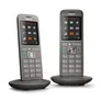 Gigaset CL660HX Duo 2x Universal Mobilteil DECT/-CAT-iq fähig schwarz/anthrazit
