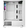 AZZA Spectra White ATX Gaming Tower, RGB Beleuchtung, Glasfenster
