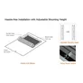 AWOL Vision Daylight ALR Beamer Leinwand, 100" 223,4 x 126,5 x 2,5cm