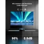 AWOL Vision Motorisierte Bodenleinwand mit ALR Beamer Leinwand, 100"