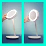WiZ Portrait, smarte Home Office Tischleuchte mit Ringlicht