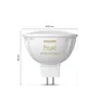 Philips Hue White Ambiance MR16 LED-Lampe 400lm, 2er Pack