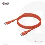 Club 3D USB 2.0 Typ-C Kabel Bidirektional USB-IF 480Mb PD 240W St./St. 1m orange