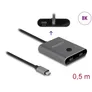 Delock USB 10 Gbps USB Type-C™ Switch 2 auf 1 bidirektional 8K
