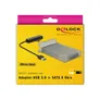Delock Konverter USB 3.0 Typ-A Stecker > 22 Pin SATA 6 Gb/s mit 2.5″ Schutzhülle
