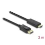 Delock Kabel DisplayPort 1.1 Stecker > High Speed HDMI-A Stecker Passiv 2 m