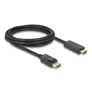 Delock Kabel DisplayPort 1.1 Stecker > High Speed HDMI-A Stecker Passiv 2 m