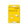 Delock USB Daten- und Ladekabel für iPhone™, iPad™, iPod™ weiß 15 cm