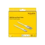 Delock USB Daten- und Ladekabel für iPhone™, iPad™, iPod™ DuPont Kevlar® weiß 3m