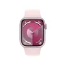 Apple Watch Series 9 GPS 41mm Aluminium Rosè Sportarmband Hellrosa - M/L
