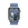Apple Watch Series 9 GPS 45mm Aluminium Silber Sport Loop Winterblau