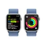 Apple Watch Series 9 GPS 45mm Aluminium Silber Sport Loop Winterblau