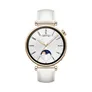Huawei Watch GT 4 Smartwatch 41mm (Aurora) gold, White Leather AMOLED-Display