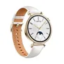 Huawei Watch GT 4 Smartwatch 41mm (Aurora) gold, White Leather AMOLED-Display