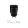 Hombli Smart Plug Steckdose EU schwarz, 3er Pack