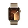 Apple Watch Series 9 LTE 45mm Edelstahl Gold Milanaise Gold