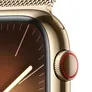 Apple Watch Series 9 LTE 45mm Edelstahl Gold Milanaise Gold