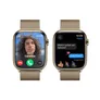 Apple Watch Series 9 LTE 45mm Edelstahl Gold Milanaise Gold
