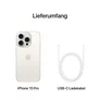 Apple iPhone 15 Pro 128 GB Titan Weiß MTUW3ZD/A