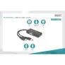 DIGITUS HDMI Konverterkabel, HDMI - DP+DVI+VGA St-Bu/Bu/Bu, 0,2m