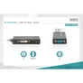 DIGITUS HDMI Konverterkabel, HDMI - DP+DVI+VGA St-Bu/Bu/Bu, 0,2m