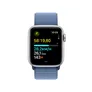 Apple Watch SE (2. Gen) GPS 40mm Alu Silber Sport Loop Armband Winterblau