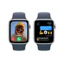 Apple Watch SE (2. Gen) GPS 44mm Alu Silber Sportarmband Sturmblau - S/M