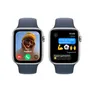 Apple Watch SE (2. Gen) GPS 44mm Alu Silber Sportarmband Sturmblau - M/L