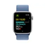 Apple Watch SE (2. Gen) GPS 44mm Alu Silber Sport Loop Armband Winterblau