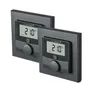Homematic IP Wandthermostat mit Luftfeuchtigkeitssensor anthrazit • 2er Pack