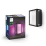Philips Hue White & Color Ambiance Impress Wandleuchte Outdoor schwarz • breit